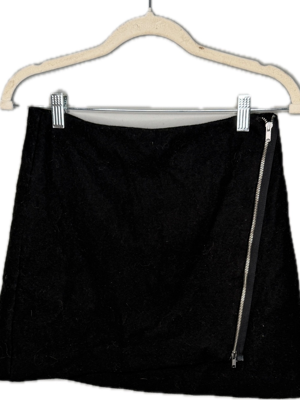 Gap Wool Blend Mini Skirt with Zipper